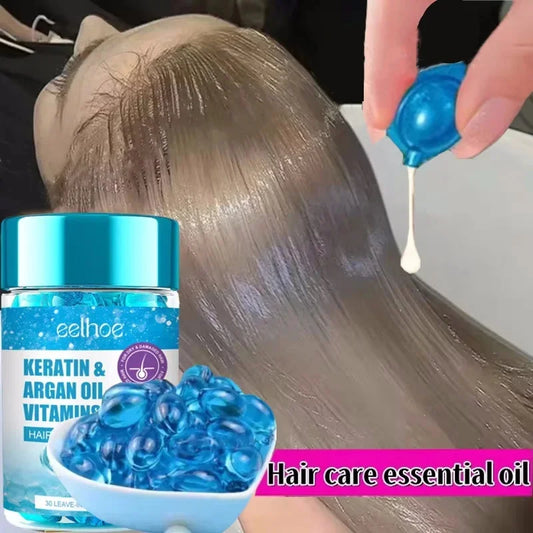 Magic Hair Vitamin Capsules – Keratin Oil for Soft, Smooth, and Shiny Hair Restoration