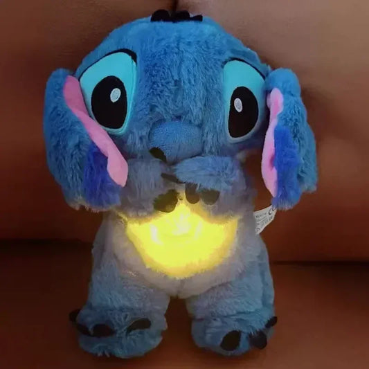 Lilo & Stitch Breathing Plush – Kawaii Companion with Music & Lights, Your Perfect Cuddle Replacement