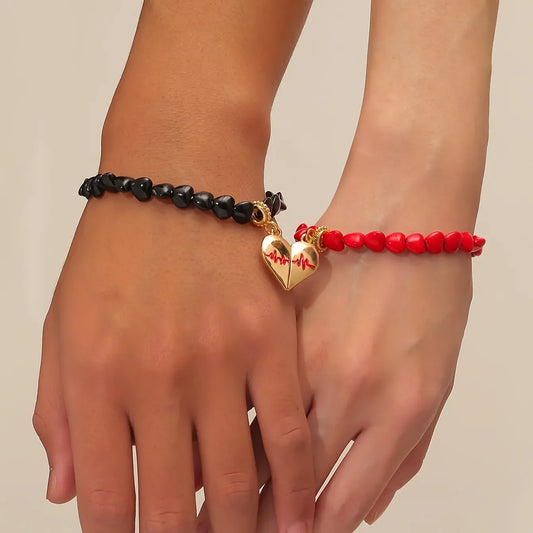 2 Amor Love Bracelets – Elegant Couple Bracelets